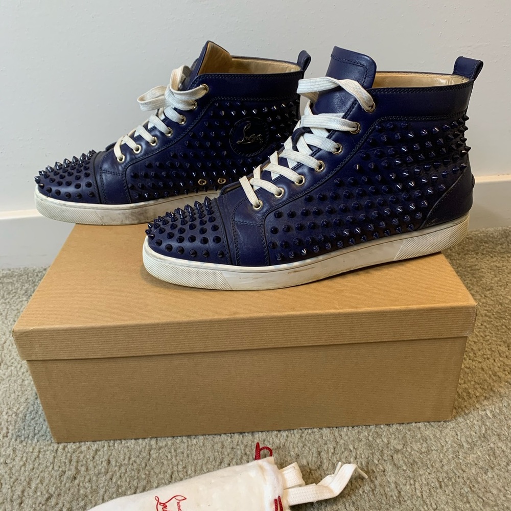 Authentic Mens Louboutin Sneakers